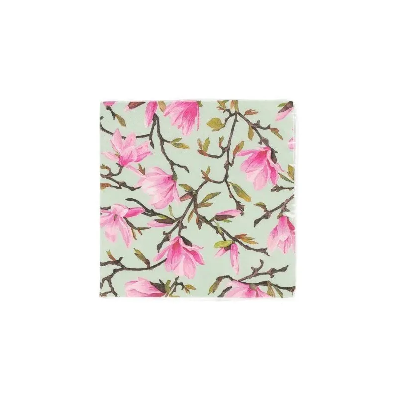 Papīra salvetes Spring, 33 cm x 33 cm, ,krāsa-dizains tiek izvēlēts nejauši,, 20 gab.