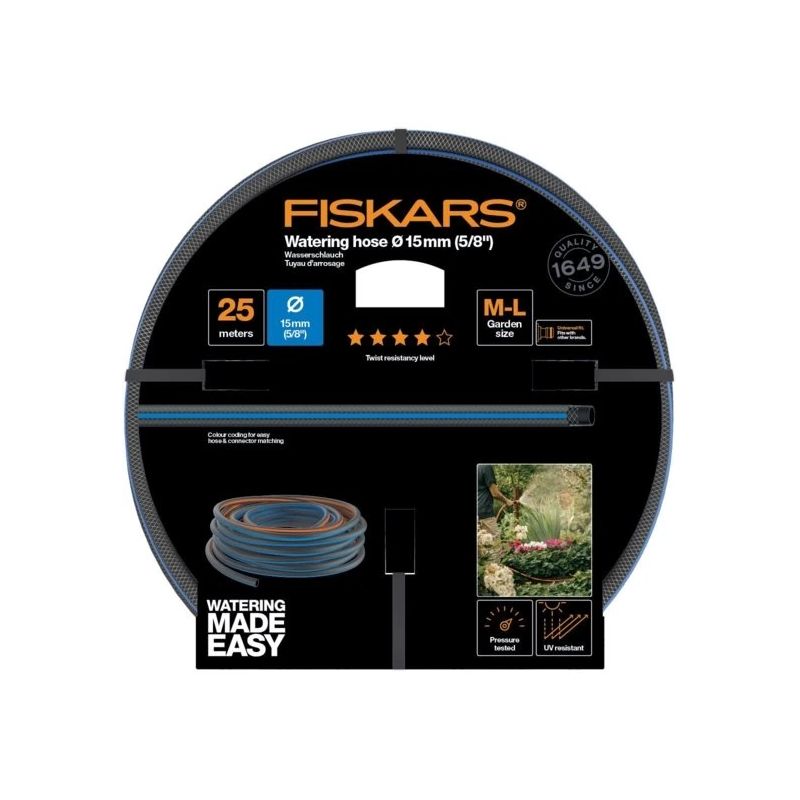 Laistīšanas šļūtene 15mm ,5-8, 25m q4