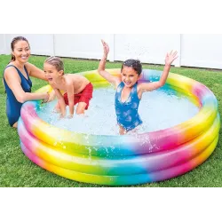 Baseinas, pripučiamas Intex 58449NP, įvairių spalvų, 168 x 38.1 cm