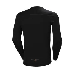Krekls vīriešu Helly Hansen termoveļa LIFA MERINO, melna, 2XL izmērs
