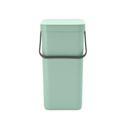 Atkritumu tvertne sort&go 16l jade green