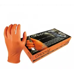 Cimdi grippaz 246or 50 gab oranži 8-m