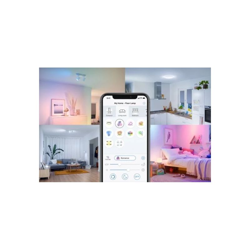 Piestipr.gaismeklgu10 wifi 10w 690lm rbg