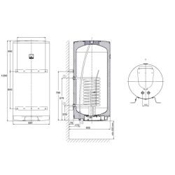 Ūdens sildītājs Dražice OKC 200, 194 l