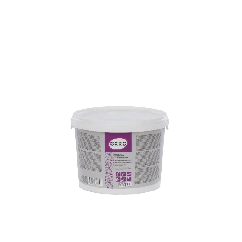 Emulsijas krāsa Okko, balta krās., 3 l