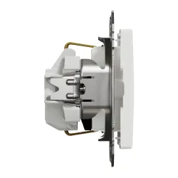 Kontaktligzda Schneider Electric Sedna Design SDD111021, Iezemēta rozete, IP20, balta krās.