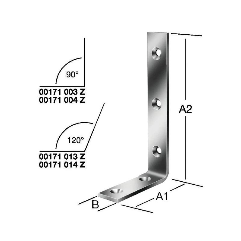 Leņķis izturīgs 110x150x25x5mm