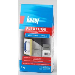 Šuvotājs knauf flexfuge cem.pelēks 5kg