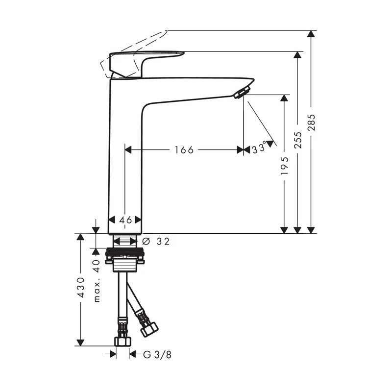 Washbasin faucet 71112000 my sport
