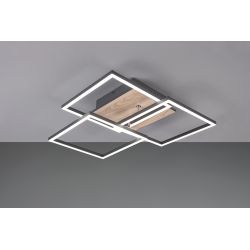 Led mobile griestu lampa square 39cm 27w