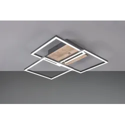 Led mobile griestu lampa square 39cm 27w