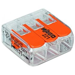 Vadu savienoj.221-413-20 3x0.5-4 mm²,20,