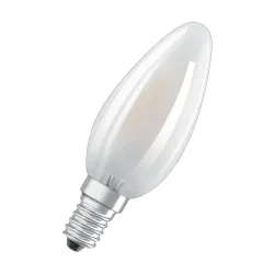 Spuldze Osram LED, B35, 2700 °K, E14, 4 W, 470 lm, 2 gab.