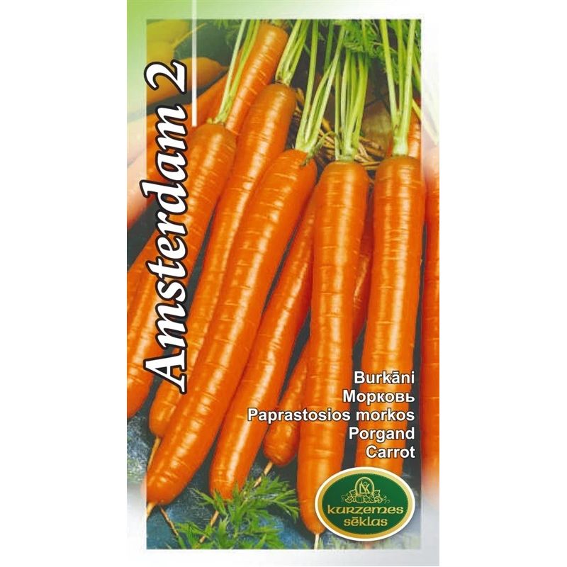 Sēklas burkāni amsterdam 2 sweetheart