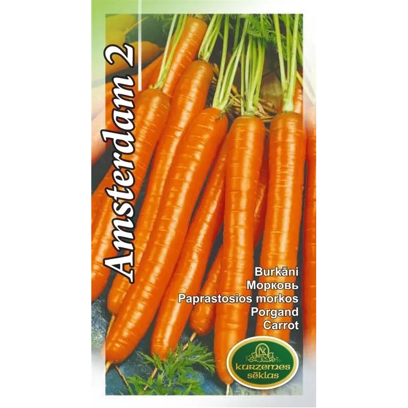 Sēklas Kurzemes sēklas, burkāns Amsterdam 2, 2 g