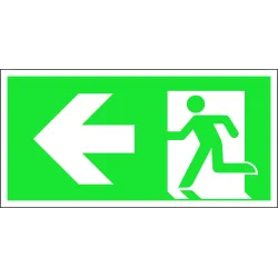 Evakuācijas zīme LUTK20, 20 cm x 10 cm