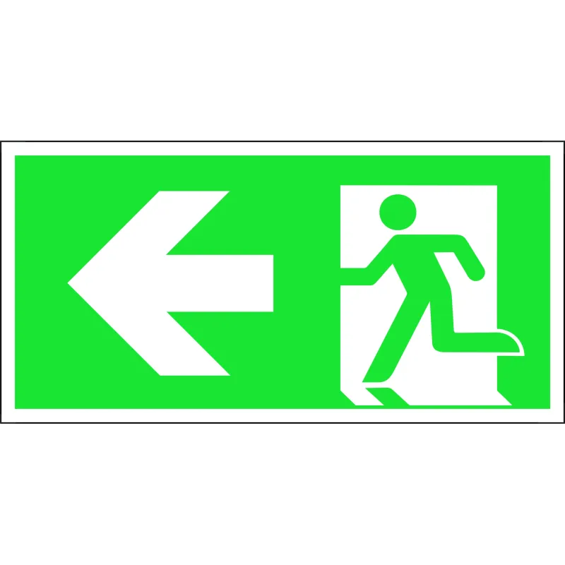 Evakuācijas zīme LUTK20, 20 cm x 10 cm