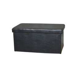 Пуф Domoletti XYF634B, черный цв., 76.5 см x 40.5 см x 40.5 см