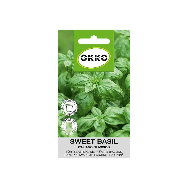 Sēklas Okko baziliki Italiano Classico, 0.5 g
