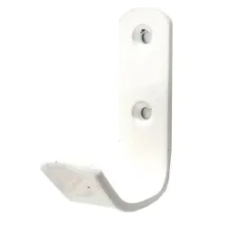 Drēbju āķis GB-HOOK05, 6 cm x 2 cm, balta krās.