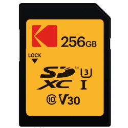 Kodak SDXC 256GB UHS-I U3 V30 Ultra Performance