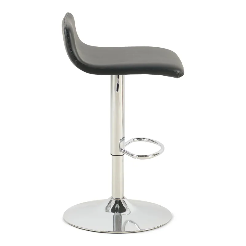 Ēdamistabas krēsls Domoletti ALAMEA 53000006487, sudraba krās.-melna krās., 40 cm x 42 cm x 95 - 115 cm