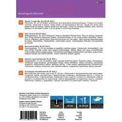 Sėklos Garden Center neužmirštuolė BLUE BALL, 0.4 g