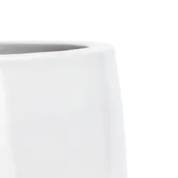 Цветочный горшок Domoletti GG.6696.022 CL.GI.158, керамика-глина, белый