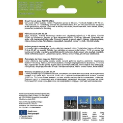 Sēklas Garden Center, pupiņas ,mazas, ZLOTA SAXA, 20 g