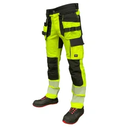 Bikses vīriešu-universāls Pesso Uranus Flexpro CL2, melna krās.-dzeltena krās., C50 izmērs
