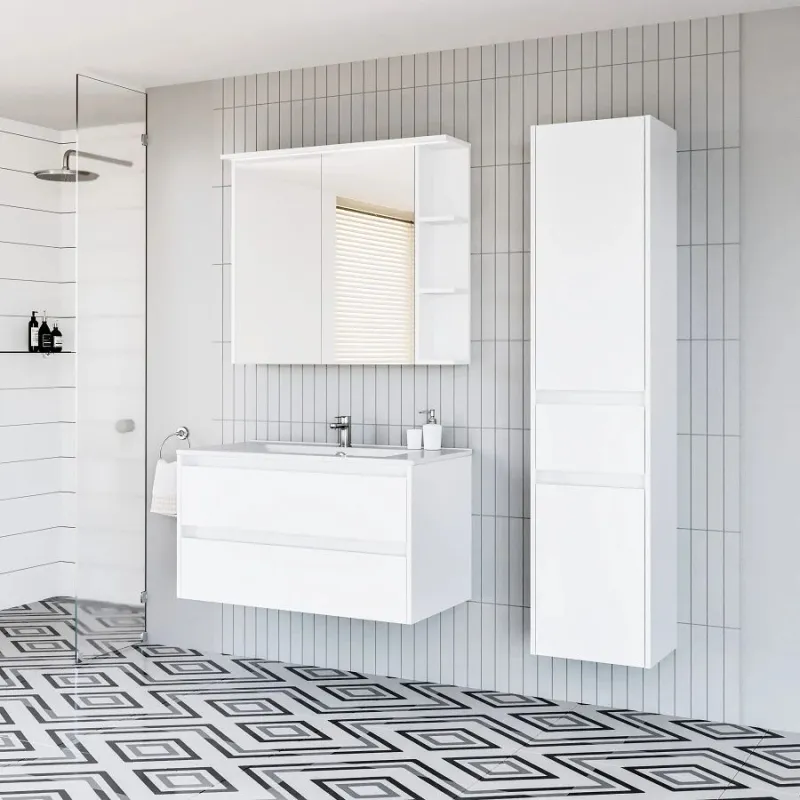 Spoguļskapis sv90dl balts