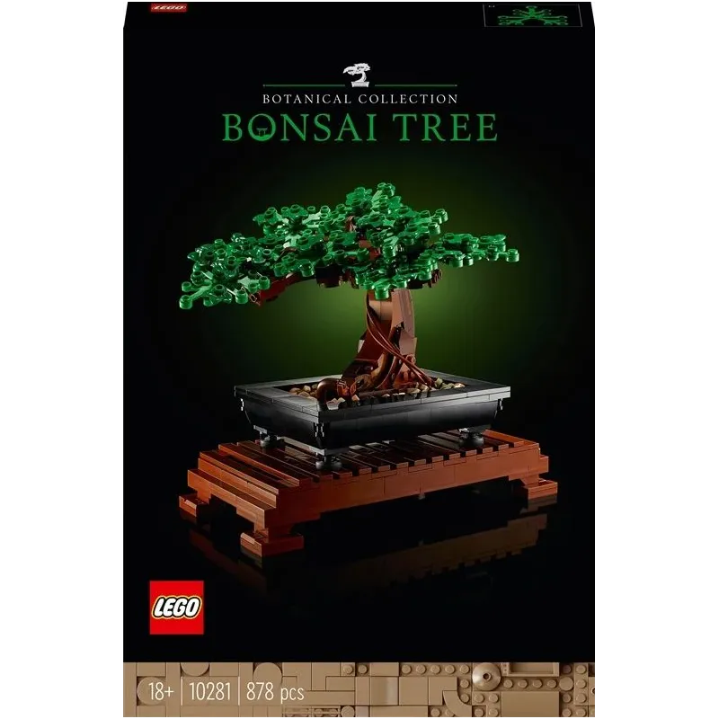 Konstruktors LEGO Botanicals Bonsai kociņš 10281, 878 gab.