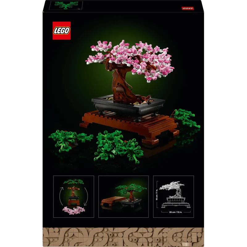 Konstruktors LEGO Botanicals Bonsai kociņš 10281, 878 gab.