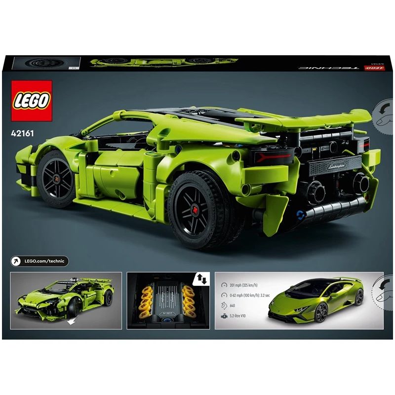 Конструктор LEGO Technic Lamborghini Huracán Tecnica 42161, 806 шт.