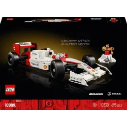 Konstruktors LEGO Icons McLaren MP4-4 un Ayrton Senna 10330
