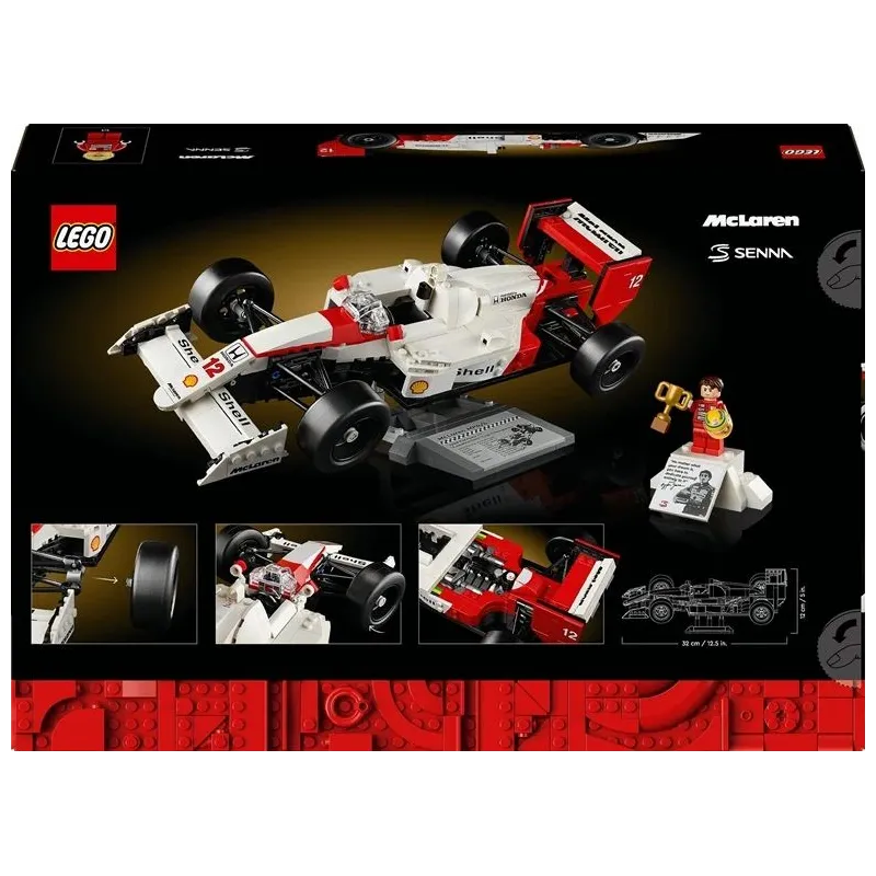 Конструктор LEGO Icons McLaren MP4-4 & Ayrton Senna 10330, 693 шт.