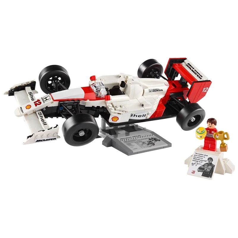 Konstruktors LEGO Icons McLaren MP4-4 un Ayrton Senna 10330