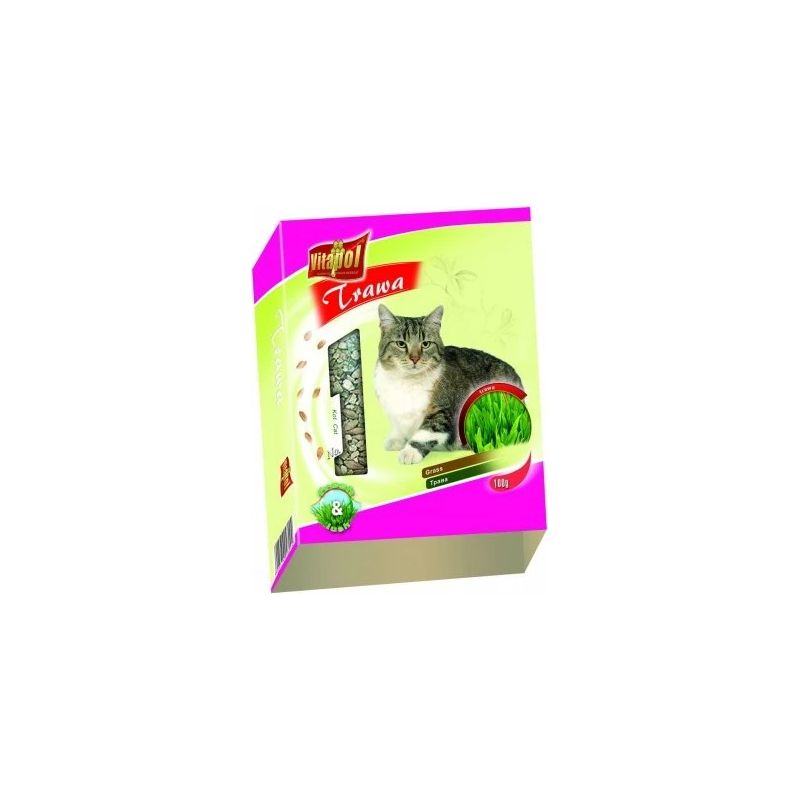 GRASS for cats in carton box 100g - Vitapol zāle kaķiem