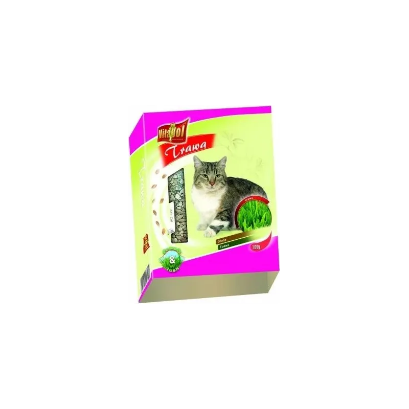 GRASS for cats in carton box 100g - Vitapol трава для кошек