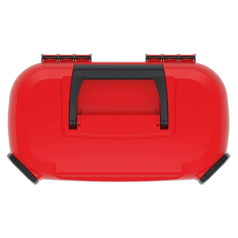 Instrumentu kaste, 32.8 cm x 17.8 cm x 16 cm, melna krās.-sarkana krās.