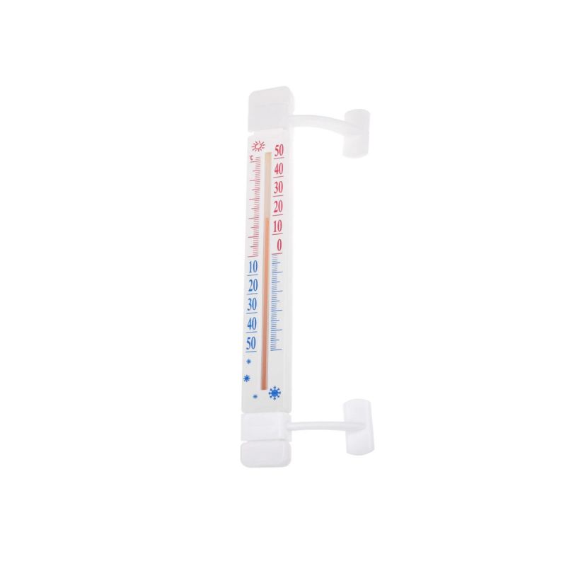 Termometrs ārtelpu-iekštelpu balts
