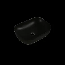 Умывальник для ванной комнаты Invena VITORIA, 32 см x 45 см x 13.5 см, черный
