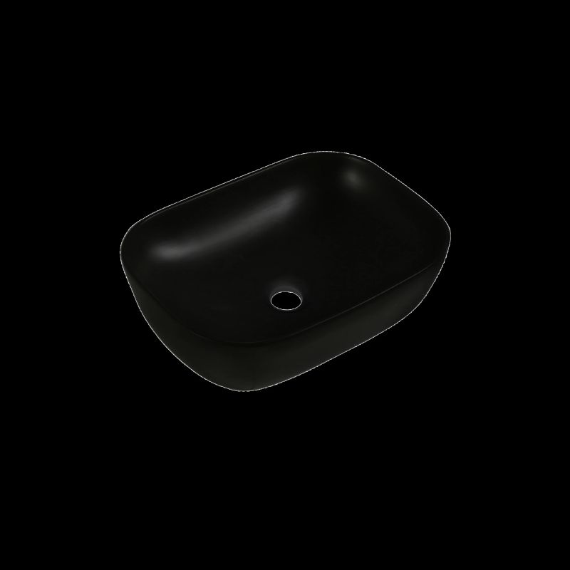 Izlietne uzl.uz virsmas 45cm mat.melna