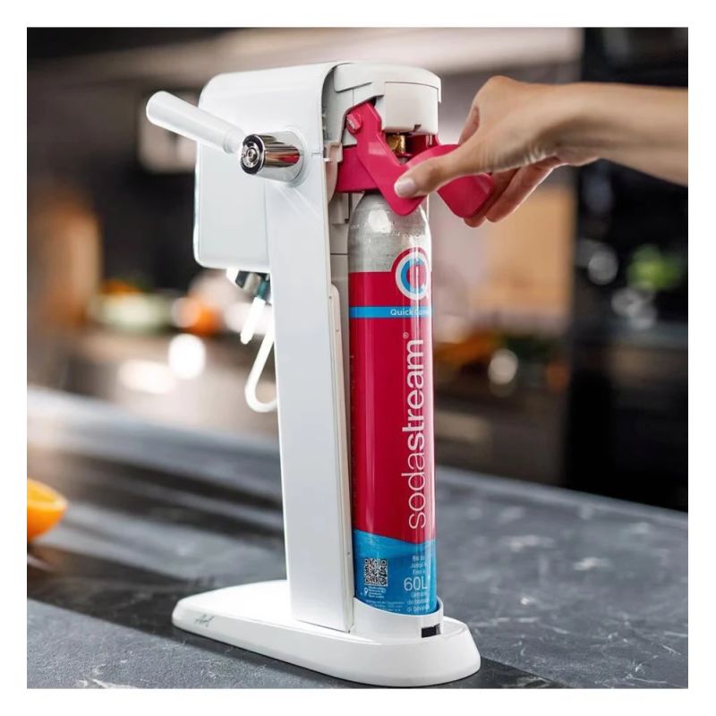 Dzērienu gāzētājs sodastream art balts