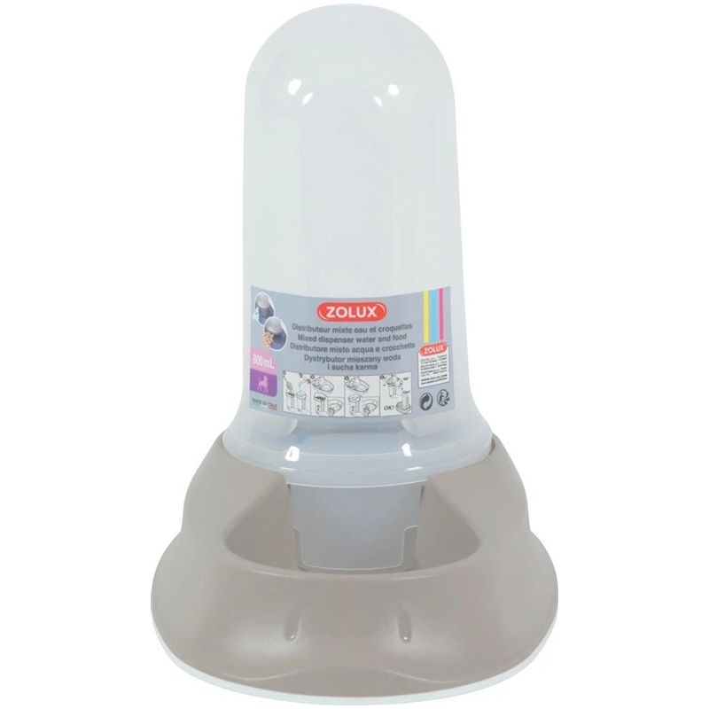 Bļoda barošanai Zolux NO SLIP. 0.8 l