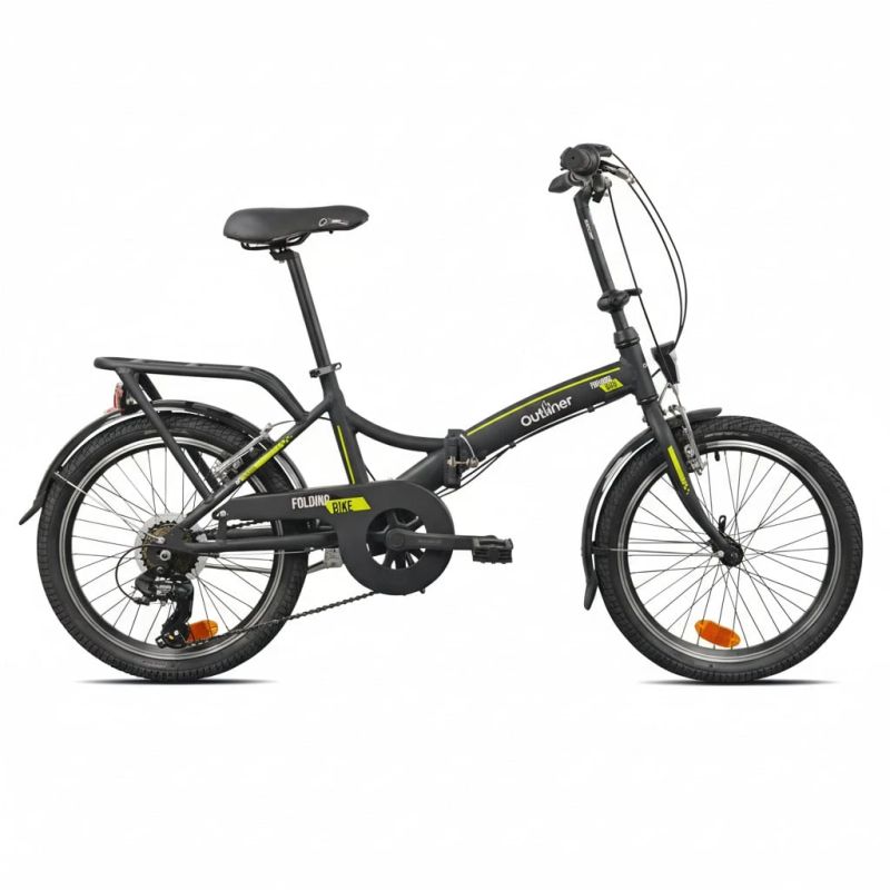 Velosipēds outliner salokāms 20in pelēks