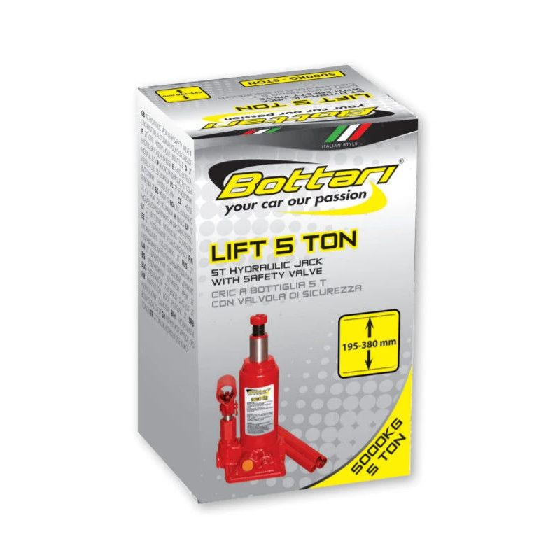 Pacēlājs hidrauliskais bottari 5t h195