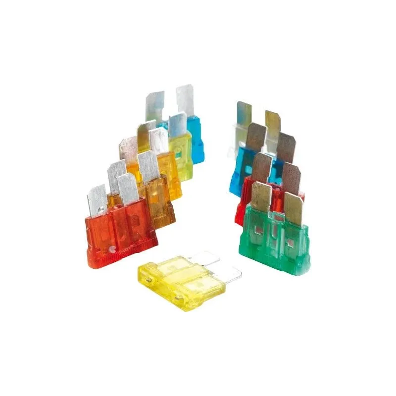 Sprieguma pārveidotājs Bottari B30112 Flat Fuse Set 10pcs, daudzkrāsaina, 12 V, 10 gb.