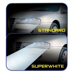 Auto lampa 2 gab h1 superwhite