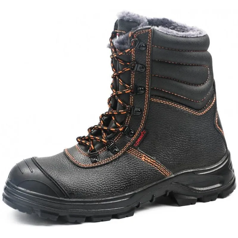 Ziemas zābaki universāli Pesso BS659 S3 SRC, bez stulma, ar siltinājumu, melna krās., 41 izmērs